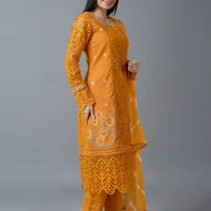 HAKOBA LUXE SHIA MUSTARD KURTA SET