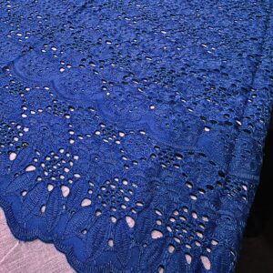 MAGNA 0486 Royal Blue Embroidery Fabric