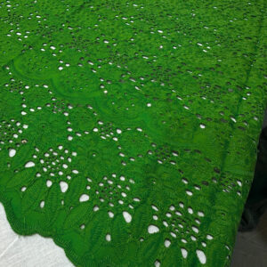 MAGNA 0486 Green Embroidery Fabric