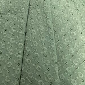 BAHAR 6321 Dark Pista Sequence Embroidered Fabric