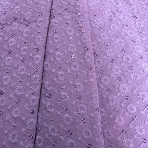 BAHAR 6321 Lavender Sequence Embroidered Fabric