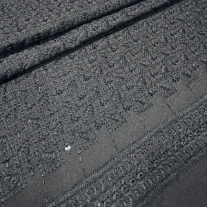 KORA 40342 Embroidered Black Rayon Fabric