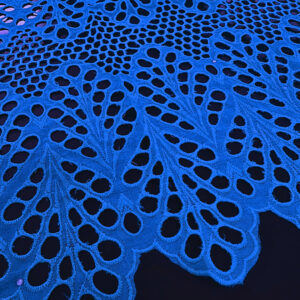 SIGMA A8743 Blue Embroidered Fabric