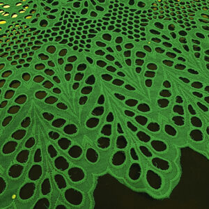 SIGMA A8743 Green Embroidered Fabric