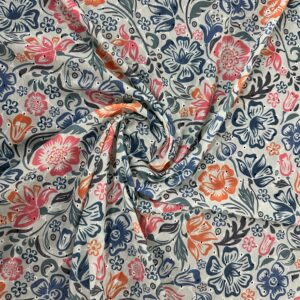 Mahreen Print Embroidery Fabric