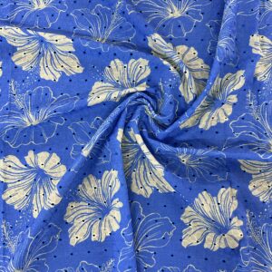Nilofar Print Embroidery Fabric