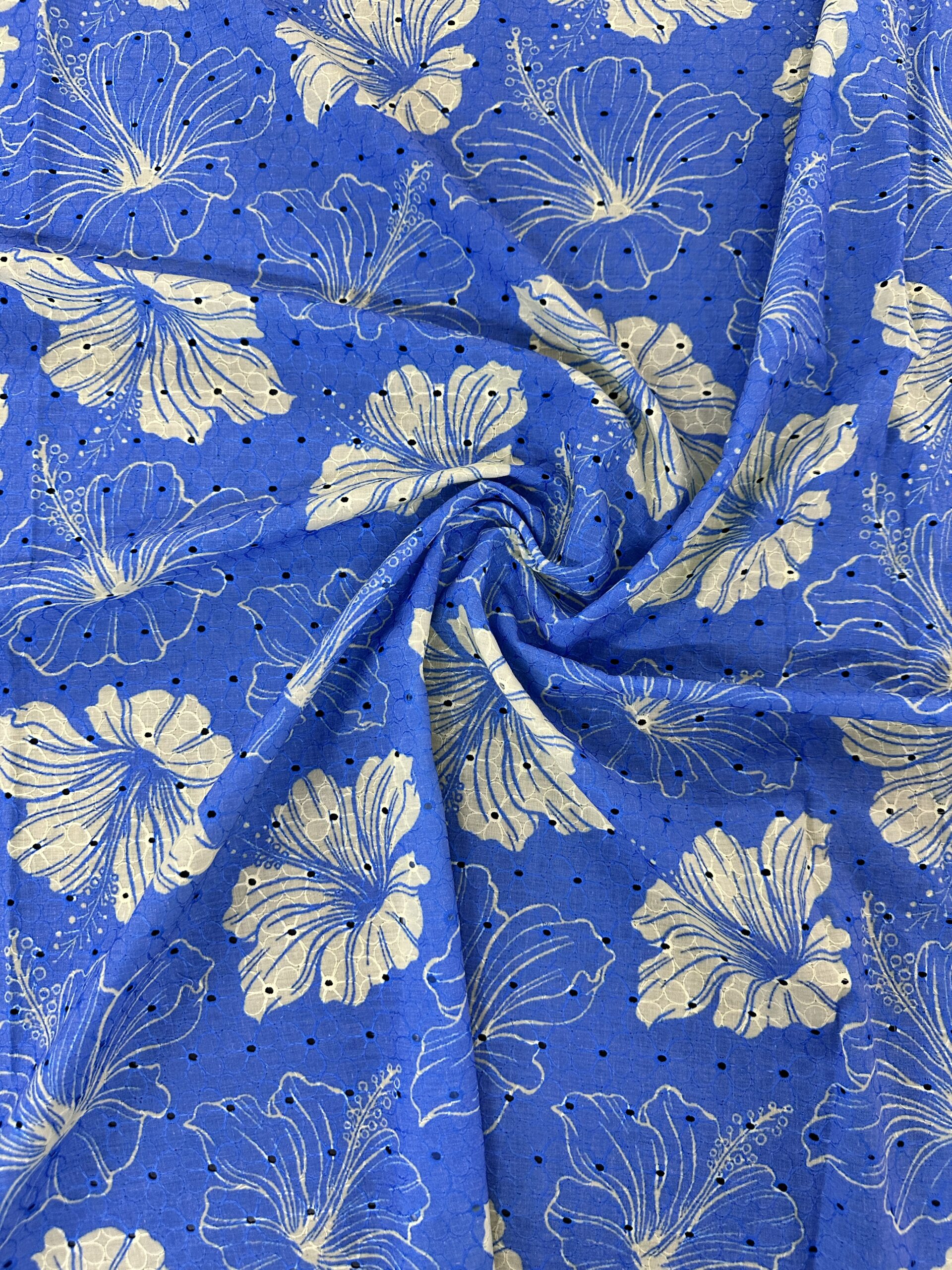 Nilofar Print Embroidery Fabric