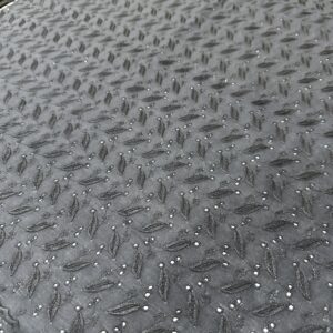 JADE 2119 Hakoba Black Embroidery Fabric