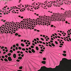 SIGMA A8702 Embroidered Pink Fabric
