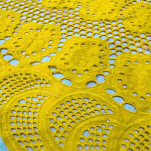SIGMA A8703 Lemon Embroidered Fabric