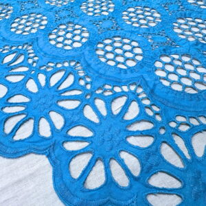 SIGMA A8745 Blue Embroidered Fabric