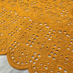 MAGNA 0489 Mustard Yellow EMB Fabric