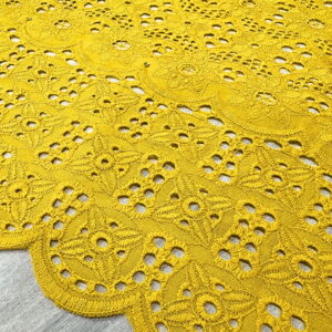 MAGNA 0489 Yellow EMB Fabric