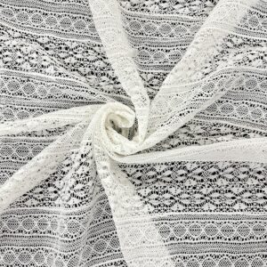 Crochet Lace Fabric Off White DN 6211/6156