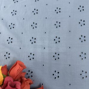MAHA Powder Blue Cotton Fabric- PE0465A