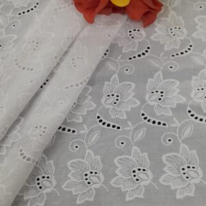 MAHA White Cotton Fabric- DNo 57550